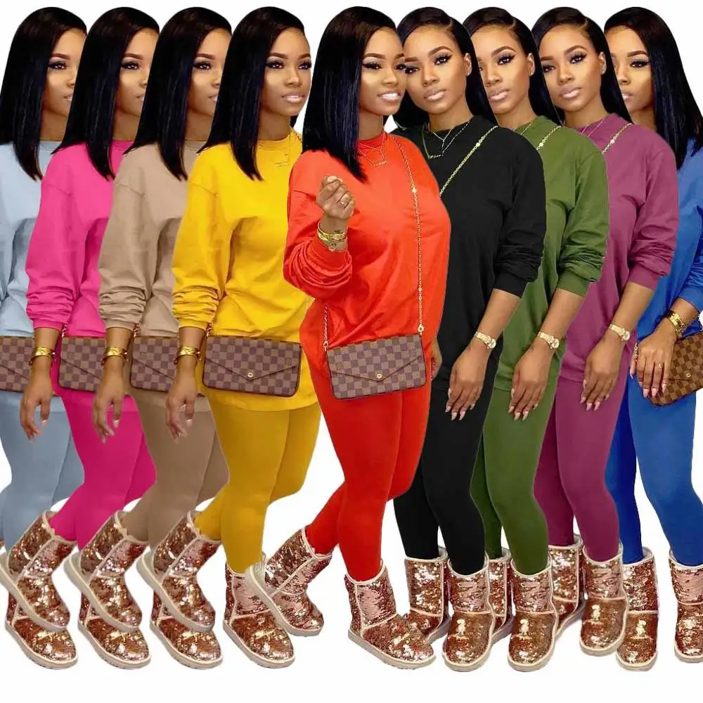fall clothing solid color 2 piece pant women outfit set, Black, purple,gray, green, blue,yellow, rose, orange, kahaki
fall clothing solid color 2 piece pant women outfit set, Black, purple,gray, green, blue,yellow, rose, orange, kahaki