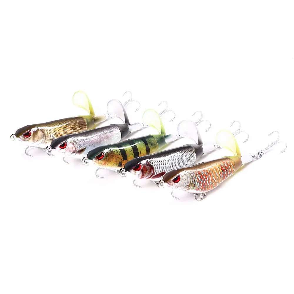 OEM Propeller Fishing Lures Isca Artificial Articulada 11cm 12.5g Lifelike Hard Bait Leurr Pech Spinnerbait 3D Eye Fishing Bait, 5 colors as showed
OEM Propeller Fishing Lures Isca Artificial Articulada 11cm 12.5g Lifelike Hard Bait Leurr Pech Spinnerbait 3D Eye Fishing Bait, 5 colors as showed