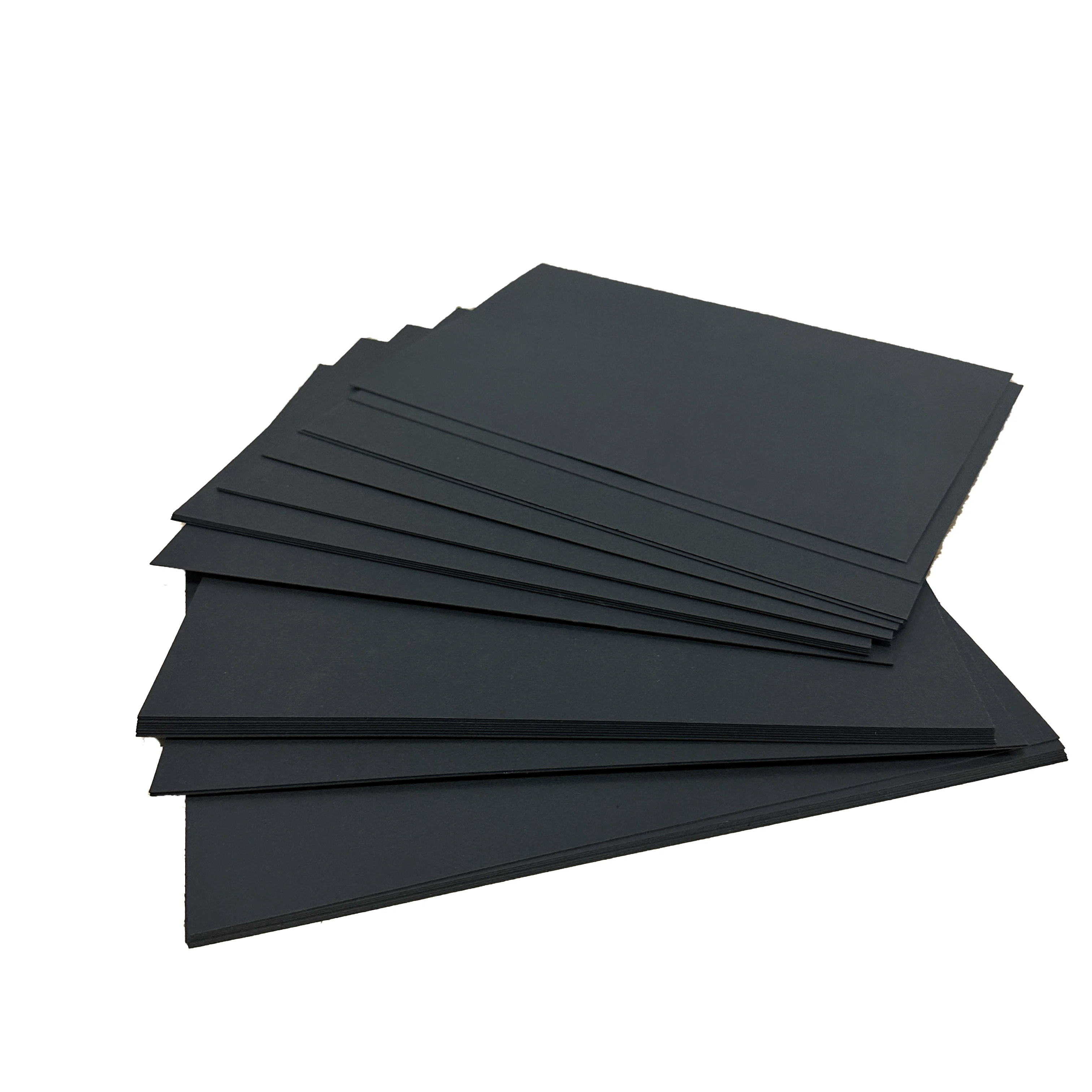 High Quality Sticker Paper Glossy Paper Sheets Black Coated Board Made in China