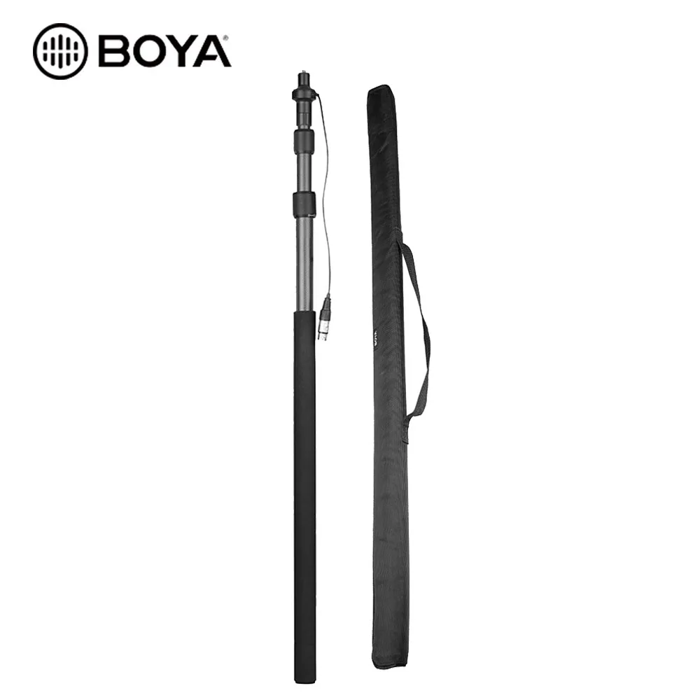 Boya BY-PB25 Carbon Fiber Microphone Boompoles with Internal XLR Cable Mic Boom Pole, Black
Boya BY-PB25 Carbon Fiber Microphone Boompoles with Internal XLR Cable Mic Boom Pole, Black