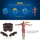 ABS Stimulator Ab Machine Abdominal Trainers Portable Muscle Toner Body Muscle Stimulator Fitness Exercise Equipment