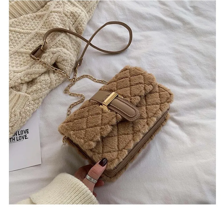New style fashion lady faux fur handbag Winter women plush shoulder messenger bag ladies purses and handbags, White, khaki, pink, black
New style fashion lady faux fur handbag Winter women plush shoulder messenger bag ladies purses and handbags, White, khaki, pink, black