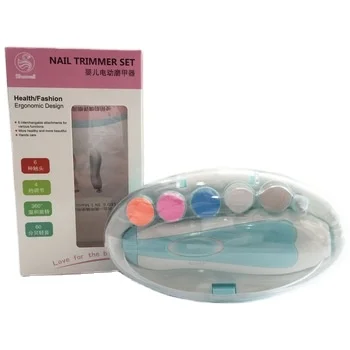 Hot selling new combination baby manicure machine care tool baby nail trimmer factory price, Pine/blue/white,etc
Hot selling new combination baby manicure machine care tool baby nail trimmer factory price, Pine/blue/white,etc