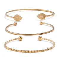 BNZ-712 Women's 3pc Simple Minimalist Cuff Bracelet Set with Gold and Silver Color for Wholesale
BNZ-712 Women's 3pc Simple Minimalist Cuff Bracelet Set with Gold and Silver Color for Wholesale