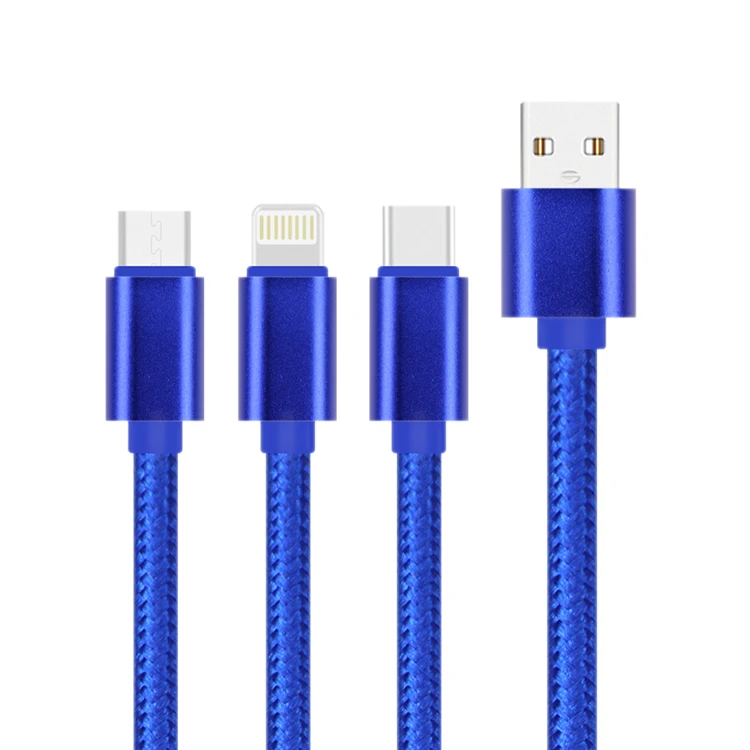 2021Hot sell USB For Micro USB Tpye-C Lightning 3 in 1 Cable Mobile Phone Fast Charging 2A durable for iphone 1.2M
2021Hot sell USB For Micro USB Tpye-C Lightning 3 in 1 Cable Mobile Phone Fast Charging 2A durable for iphone 1.2M