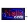 Nails open led sign