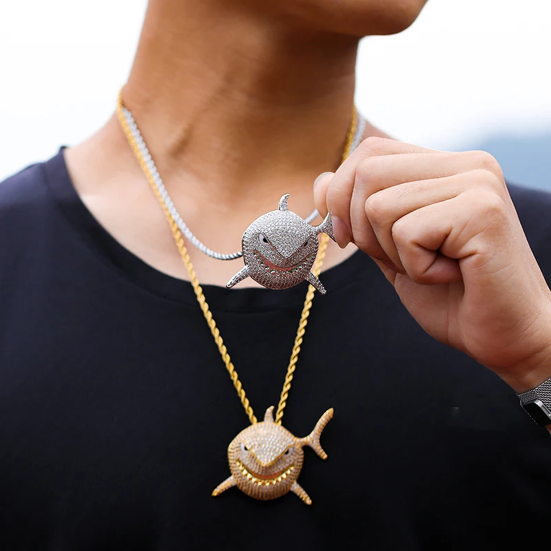 2020 Fashion Hip Hop Jewelry Gold Plated Iced out Shark Pendant Necklaces Chain For Mens Jewelry
2020 Fashion Hip Hop Jewelry Gold Plated Iced out Shark Pendant Necklaces Chain For Mens Jewelry