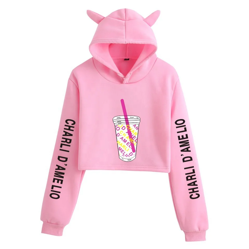 Fashion Charli Damelio merch For Girl Funny Crop Top Hoodies Women Hooded short Sweatshirt Casual Trendy Tracksuit Pullover Tops, Picture color
Fashion Charli Damelio merch For Girl Funny Crop Top Hoodies Women Hooded short Sweatshirt Casual Trendy Tracksuit Pullover Tops, Picture color