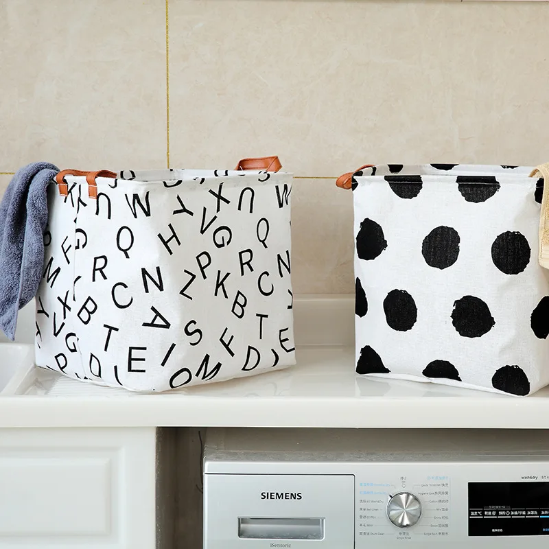 Cute Cartoon Cotton And Linen Storage Basket Household Fabric Folding Storage Box
Cute Cartoon Cotton And Linen Storage Basket Household Fabric Folding Storage Box