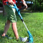 2 stroke adjustable handle 400W automatic electric portable convenient grass trimmer machine model AJ57
