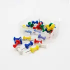 Standard Pin Plastic Head Pushpin Stainless Steel Thumb Tack Jumbo Push Pins