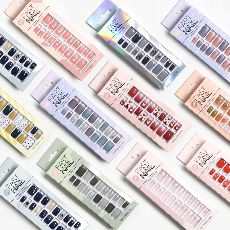 Fashion Glue Stick Press on Nails False Nails Full Cover Artificial Nail Art Tips, Pictures showed
Fashion Glue Stick Press on Nails False Nails Full Cover Artificial Nail Art Tips, Pictures showed