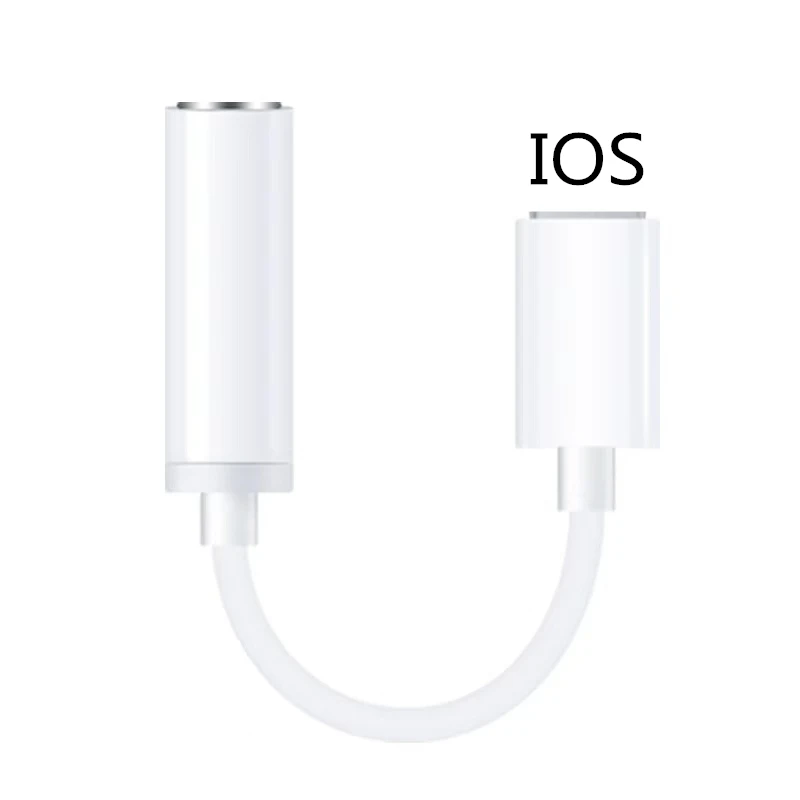 plug and play 3.5mm jack headphone adapter earphone adapter Lighting to 3.5mm Headset Adapter for iphone, White
plug and play 3.5mm jack headphone adapter earphone adapter Lighting to 3.5mm Headset Adapter for iphone, White