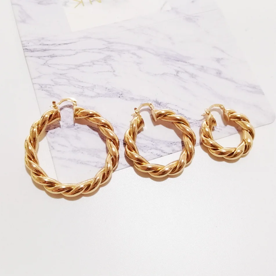 40mm to 60mm Vintage Twist Hoop Earrings Round Circle Twist Clip-On Earrings For Girls
40mm to 60mm Vintage Twist Hoop Earrings Round Circle Twist Clip-On Earrings For Girls