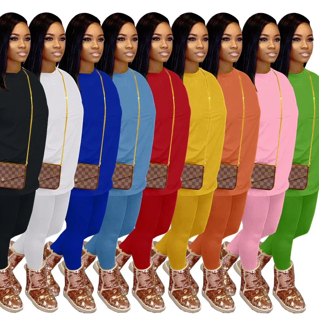 Cotton 2 Piece Outfits Joggers Two Piece Sweat Suits Patchwork Shirts Coats Pants Set Ladies Long Sleeves Fall Clothing
Cotton 2 Piece Outfits Joggers Two Piece Sweat Suits Patchwork Shirts Coats Pants Set Ladies Long Sleeves Fall Clothing