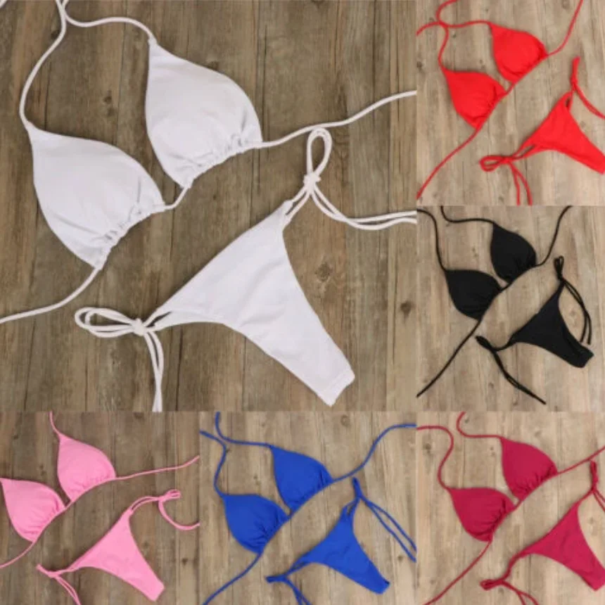 sfy1495 2022 cheapest lingerie Summer Sexy Solid Mirco Bikini Sets Women Tie Side G-String sexy lingerie woman
sfy1495 2022 cheapest lingerie Summer Sexy Solid Mirco Bikini Sets Women Tie Side G-String sexy lingerie woman