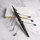 Artificial Crafts Rowing Ornament Black Iron Metal Home Decor for office desk