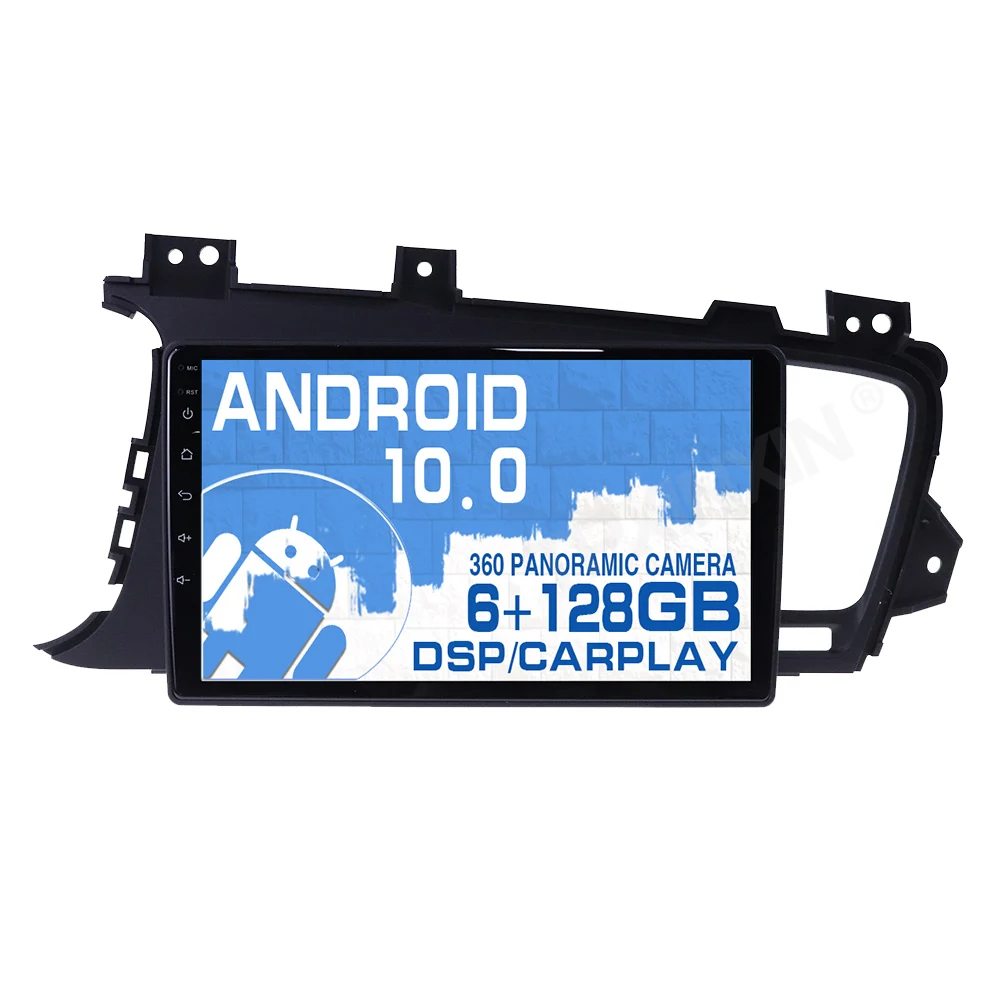 

Android 10.0 Auto Audio Radio For Kia Optima k5 2011 - 2015 Multimedia Player Tesla GPS Navigation Recorder Cassette