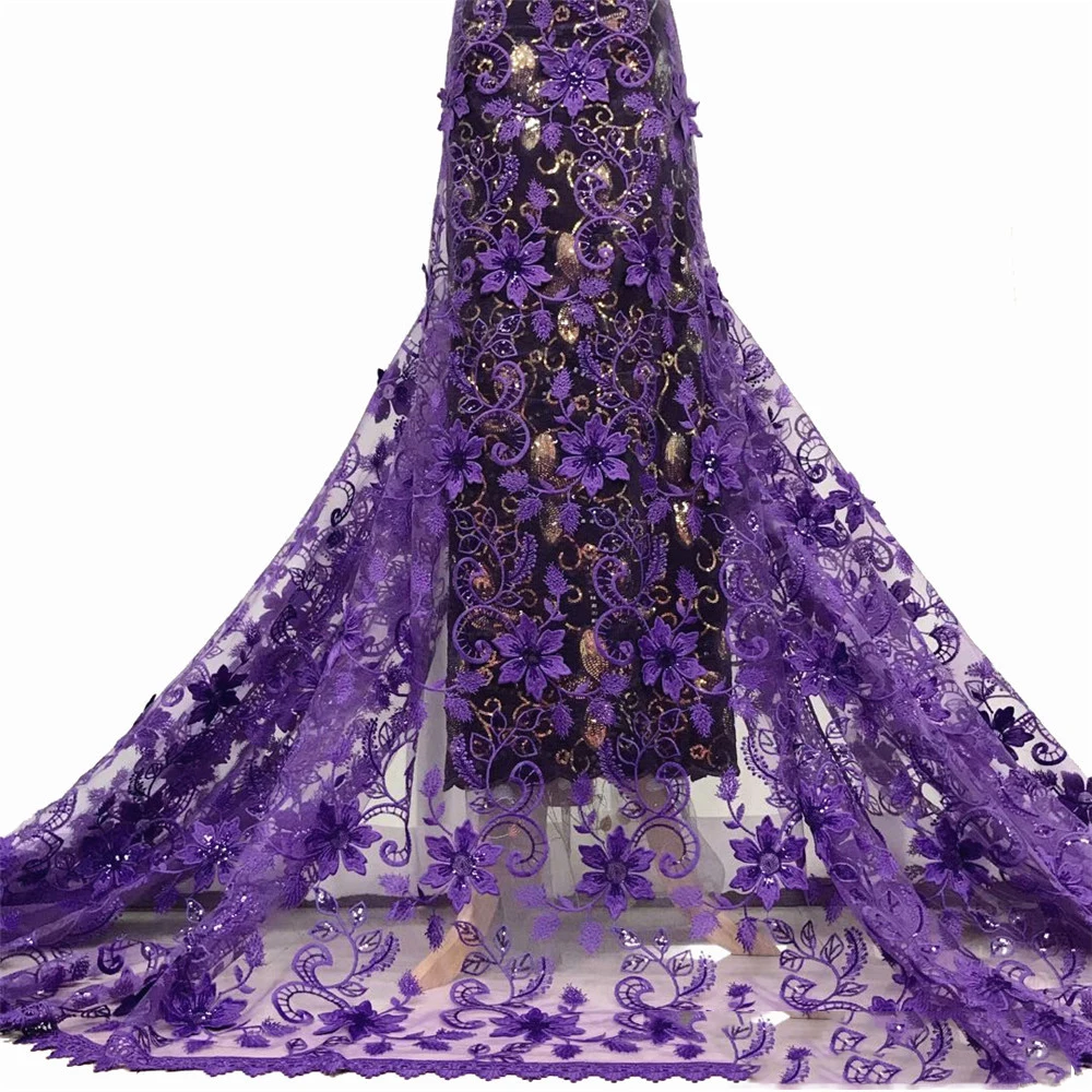 Beautifical lace tulle curtain fabric embroidery sequins net dress purple tulle lace ML5N697, Customized
Beautifical lace tulle curtain fabric embroidery sequins net dress purple tulle lace ML5N697, Customized