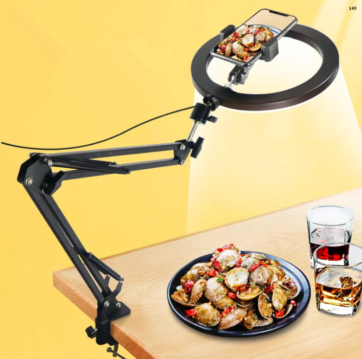 cheapest ring light phone ring lights led desk mount with long flexible boom arm desktop ring light stand for photography
cheapest ring light phone ring lights led desk mount with long flexible boom arm desktop ring light stand for photography