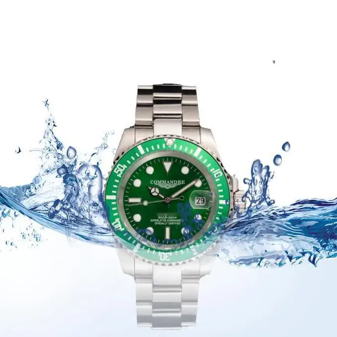 High-End Men Watch Stainless Steel Waterproof Diving Watches Wrest For Analog Roles Gold Luxury With Box Minimalist Quality
High-End Men Watch Stainless Steel Waterproof Diving Watches Wrest For Analog Roles Gold Luxury With Box Minimalist Quality