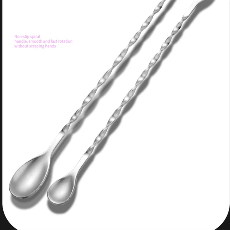 Unique products to sell factory price long handle spoons stirring spoon cocktail spoon for Bar, Sliver
Unique products to sell factory price long handle spoons stirring spoon cocktail spoon for Bar, Sliver