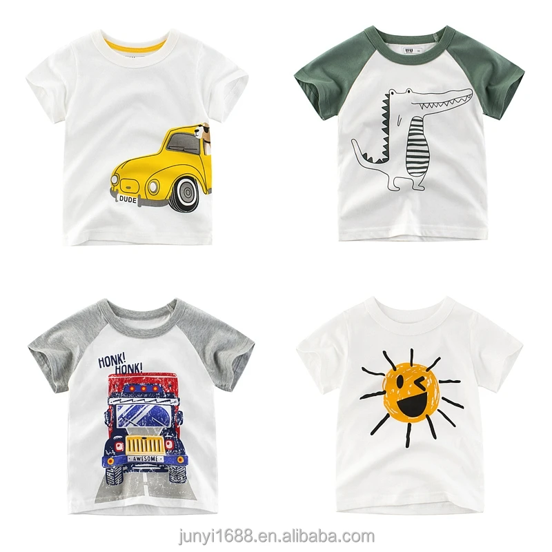 Summer children's fashion short sleeve T-shirt fashion printed cotton T-shirt wholesale
Summer children's fashion short sleeve T-shirt fashion printed cotton T-shirt wholesale