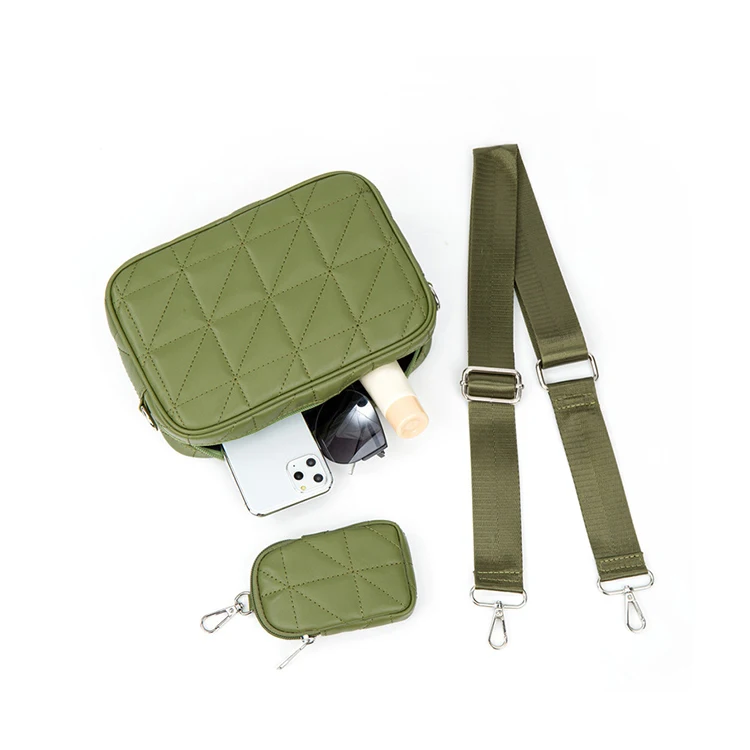 Shoulder Crossbody Bag Casual Ladies Handbags with small wallet, Customized color
Shoulder Crossbody Bag Casual Ladies Handbags with small wallet, Customized color