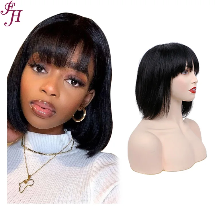 FH cheap human hair wigs vendor price virgin cuticle aligned hair wig unprocessed short none lace human wig
FH cheap human hair wigs vendor price virgin cuticle aligned hair wig unprocessed short none lace human wig