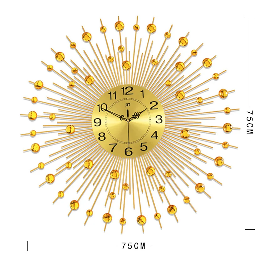 2021 High Quality 24.4 Inch Glam Wrought Iron Creative Fashion Living Room Electronics Clocks Watch
2021 High Quality 24.4 Inch Glam Wrought Iron Creative Fashion Living Room Electronics Clocks Watch
