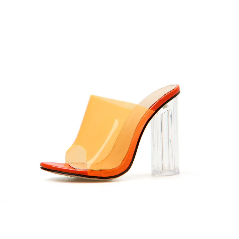 2021 New Arrival Ladies Sandal Slippers Clear High Block Heel Jelly Shoes Open Toe Women Office Party Street Sandals Pumps
2021 New Arrival Ladies Sandal Slippers Clear High Block Heel Jelly Shoes Open Toe Women Office Party Street Sandals Pumps