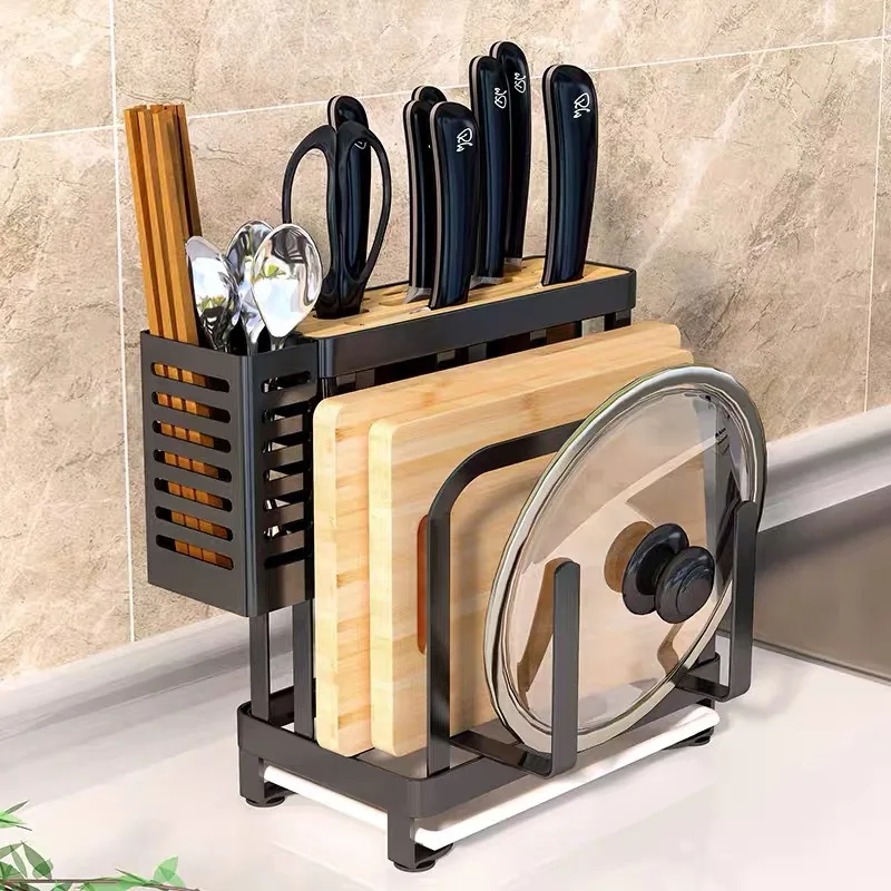 High Quality Stainless Steel Cutting Board Holder Pot Lid Rack Knife Holder Kitchen Storage, Black or silver
High Quality Stainless Steel Cutting Board Holder Pot Lid Rack Knife Holder Kitchen Storage, Black or silver