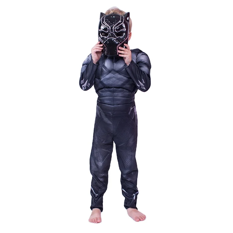 New design cheap costumes superheroes Black panther Carnival cosplay party for slaes, As picture
New design cheap costumes superheroes Black panther Carnival cosplay party for slaes, As picture