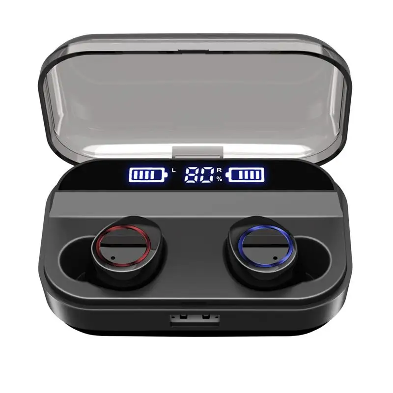Digital Display 5.0 X11 TWS Wireless Earphone Stereo Bass Dual Earbuds With 3500mah power bank Headphone support wireless charge
Digital Display 5.0 X11 TWS Wireless Earphone Stereo Bass Dual Earbuds With 3500mah power bank Headphone support wireless charge