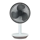 Circle base removeable mesh three-blades dc motor 6" wireless table fan portable usb mini rechargeable fans