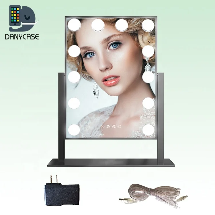 Hollywood Style Frameless Lighted Vanity Makeup Mirror with Lights Adjustable Brightness Beauty Salon Cosmetic Mirror
Hollywood Style Frameless Lighted Vanity Makeup Mirror with Lights Adjustable Brightness Beauty Salon Cosmetic Mirror