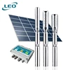 LEO AC/DC 4 Inch Farm Irrigation Water Submersible Pump Solar Pumps For Agriculture