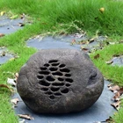 Outdoor Weather Resistant Solar rock wireless speaker for garden and patio