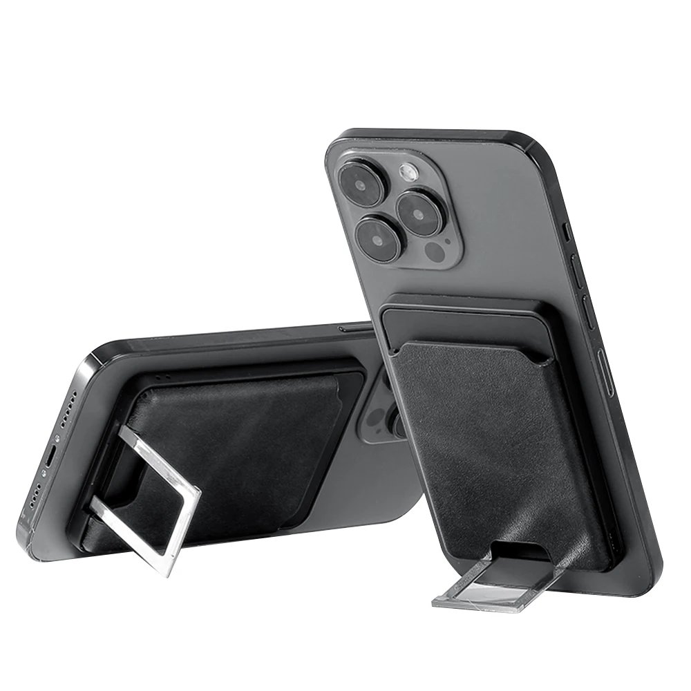 Wireless Charging 4 in 1 Phone Card Holder Leather Magnetic Phone Stand Wallet Card Holder for Back of Phone Grip
Wireless Charging 4 in 1 Phone Card Holder Leather Magnetic Phone Stand Wallet Card Holder for Back of Phone Grip