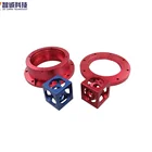 China factory Aluminium fabrications service anodized aluminum sheet cnc machining part sheet