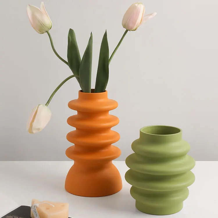 modern Nordic Stacked orange Ceramic Vase Middle Flower Vases Decor Other Home Decor Christmas Gift fency vase
modern Nordic Stacked orange Ceramic Vase Middle Flower Vases Decor Other Home Decor Christmas Gift fency vase
