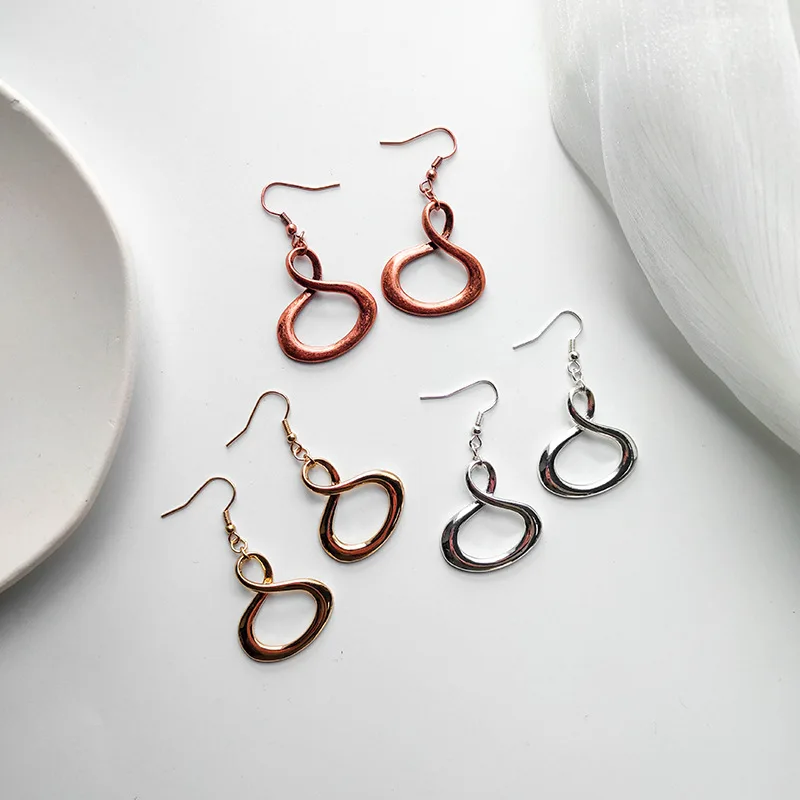 Hot Selling Geometric Rose Gold Creative Drop Earrings Popular Personalized Earrings, Picture shows
Hot Selling Geometric Rose Gold Creative Drop Earrings Popular Personalized Earrings, Picture shows