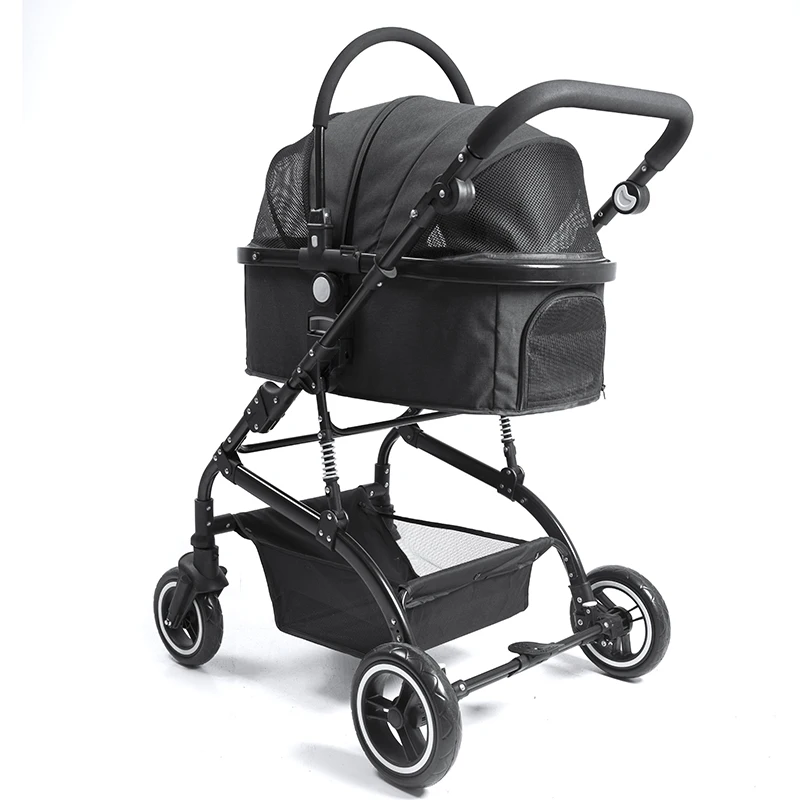 Pet Stroller Travel Folding Carrier Easy One-Hand Fold Luxury Pet Dog Stroller 4 Wheels, Multi-colored
Pet Stroller Travel Folding Carrier Easy One-Hand Fold Luxury Pet Dog Stroller 4 Wheels, Multi-colored