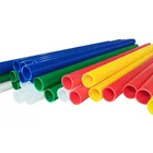 Guangzhou manufacturers custom orange PE plastic pipe white PE pipe colored pipe