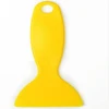 Yellow Plastic Foils Cleaner Scraper Air Bubble Remover Car Auto Styling Squeegee