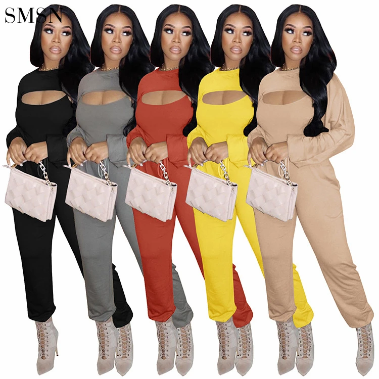 High Quality Solid Color Drawstring Tank Top 2022 Women Clothing Women Sweatsuit Set Tracksuit Three Piece Pants Set
High Quality Solid Color Drawstring Tank Top 2022 Women Clothing Women Sweatsuit Set Tracksuit Three Piece Pants Set