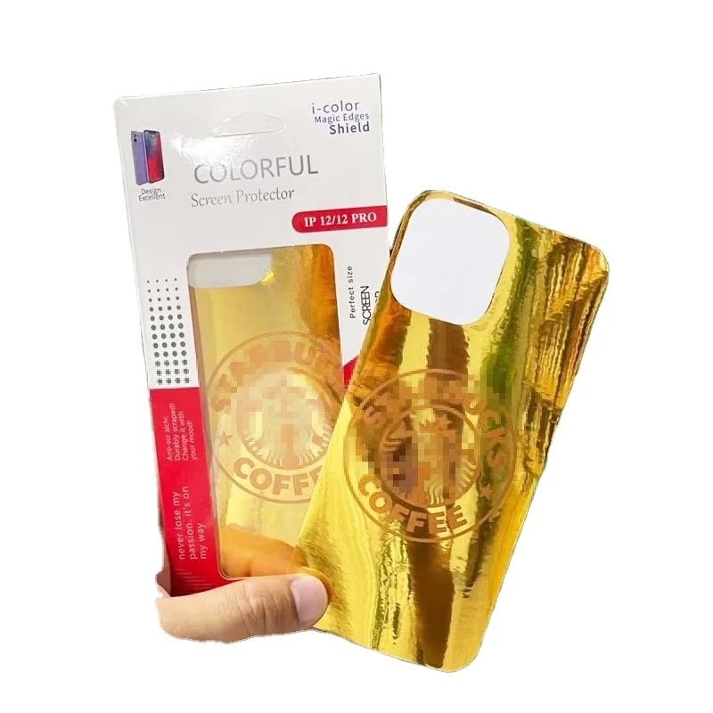 2021 Factory direct sale full coverage gold stickers back film for iphone 11 pro iPhone 12pro
2021 Factory direct sale full coverage gold stickers back film for iphone 11 pro iPhone 12pro