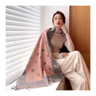 Shawl Scarf Factory Direct Selling Color Options Other Scarves Shawls Customize Pattern Shawl Muslim Hijab