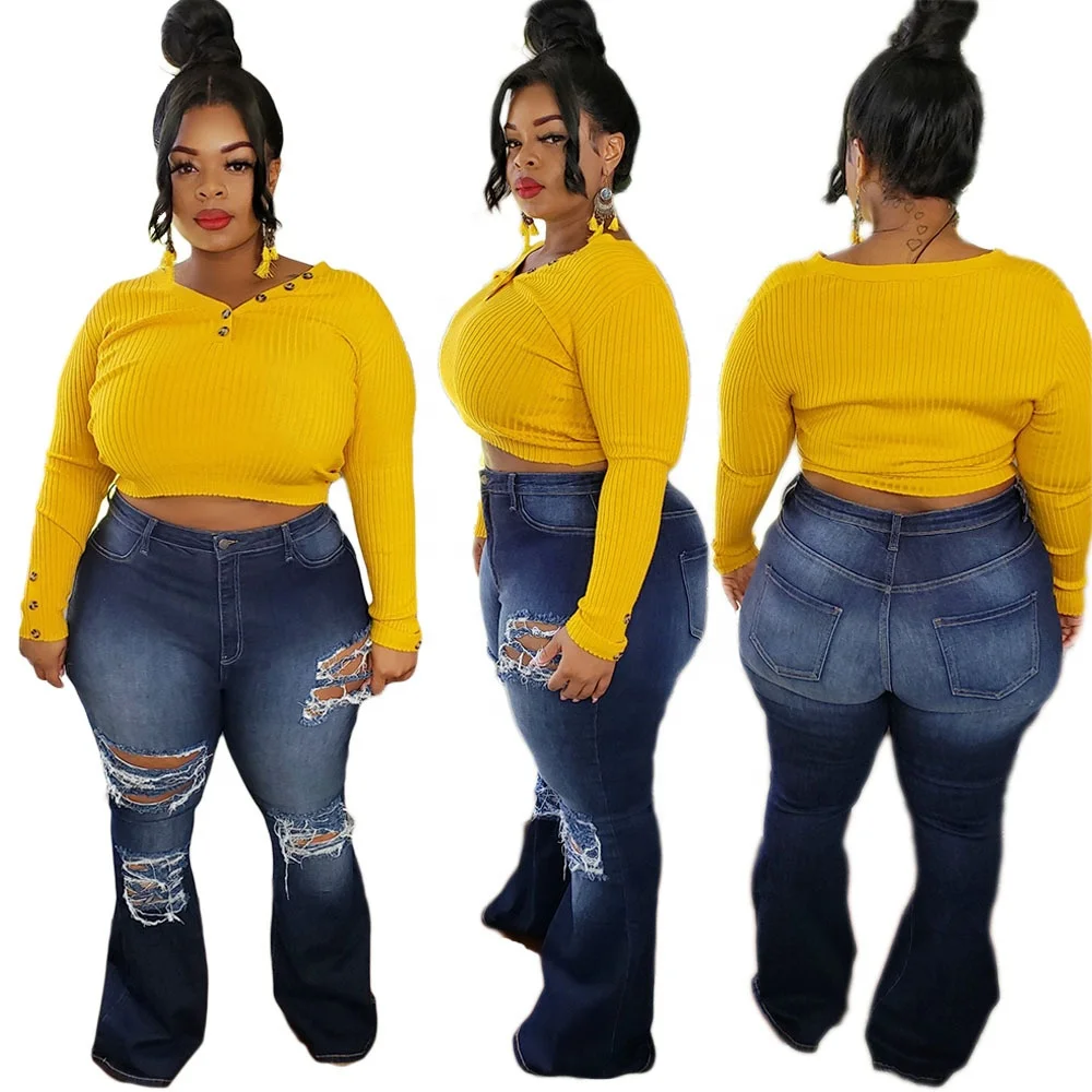 2021 New Arrival fall flared broken mid waist pants sanding design casual wear jeans women denim, As picture or customized make
2021 New Arrival fall flared broken mid waist pants sanding design casual wear jeans women denim, As picture or customized make