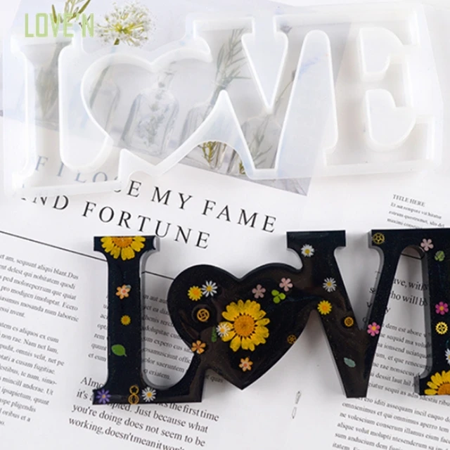 LOVE'N LV0861K epoxy family home love letters silicone mold for resin art jewelry Pendant keychain
LOVE'N LV0861K epoxy family home love letters silicone mold for resin art jewelry Pendant keychain